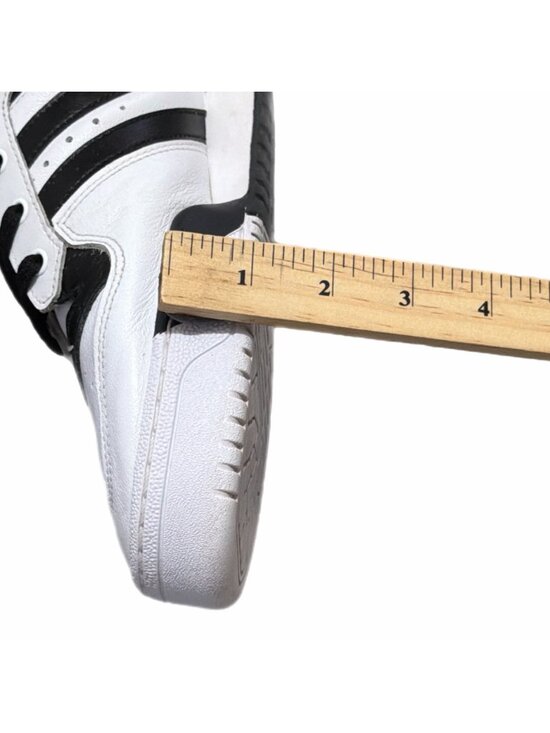 Adidas Sneakers Mens 11.5 White Leather Cloud Low Trainer Rivalry Rapper Skater